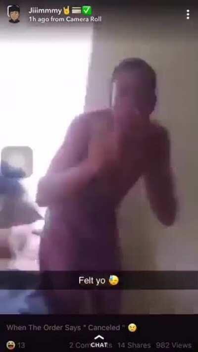 Lil nigga caught PTSD LMAOOOO