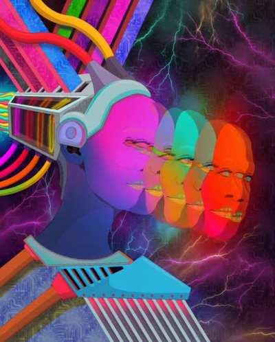 Projection, me, digital, 2021