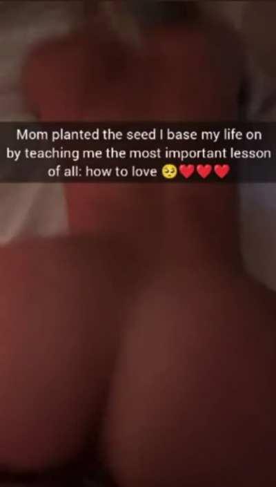 Showing mom how much I love her❤️