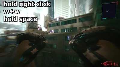 How to fly in Cyberpunk 2077 (So many people asked so i have to made this video... enjoy!)