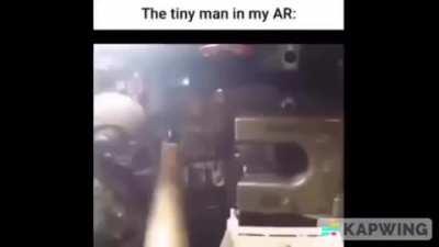 Leaked footage of how a prototype AR works.