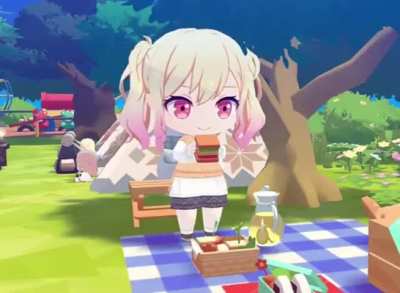 TIL: Saki can eat a sandwich in two bites