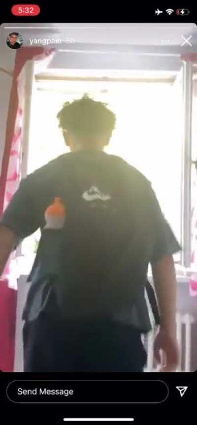 Nigga jumped out the house☠️