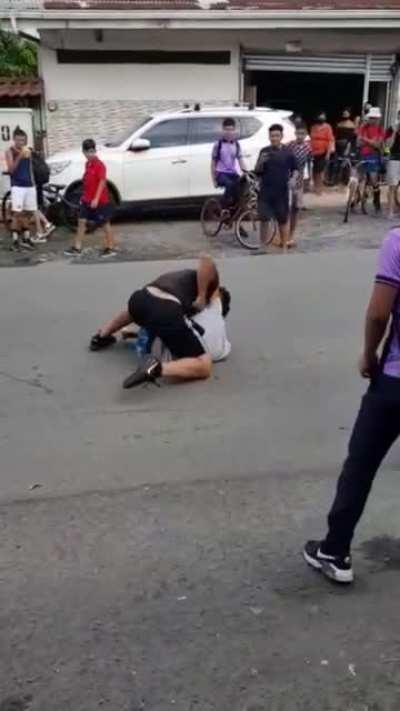 Brutal Concrete Slam ends in seizure.