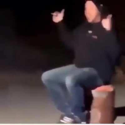 Homie got yeeted to the moon