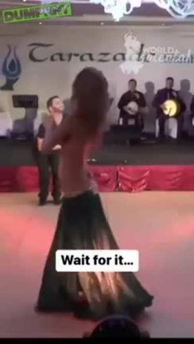 Man’s Weird Neck Dance