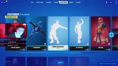 Kid wants a fortnite skin for his birthday but is very difficult