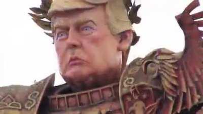 This is bizarre. The Elite Viareggio Parade in Italy