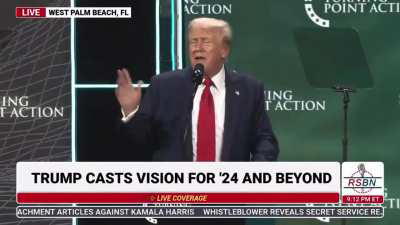 Trump: You have to get out and vote. You won’t have to do it anymore. Four years, it will be fixed, it will be fine. You won’t have to vote anymore.. In four years, you won’t have to vote again.