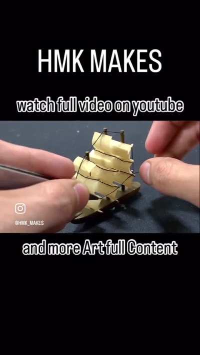 I made this Miniature Ship