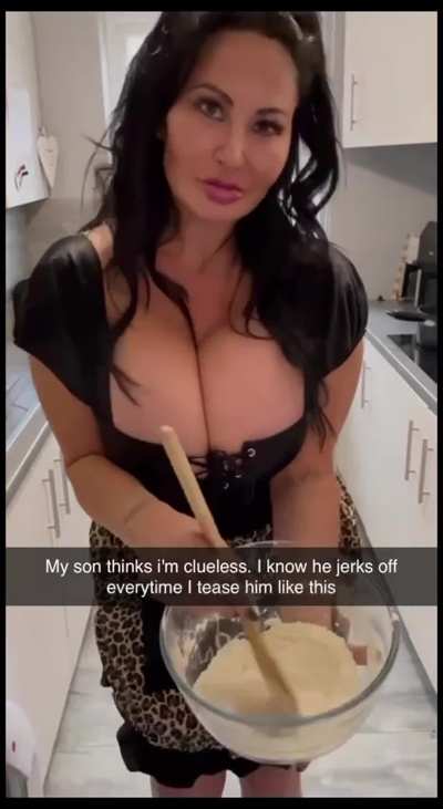 I can tell he enjoys it when I tease him like this