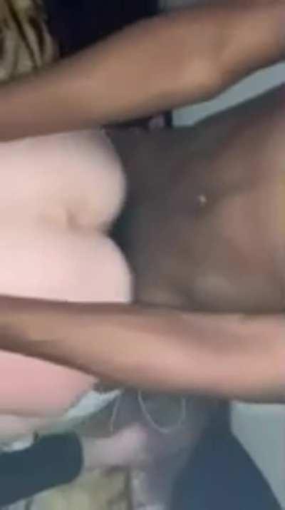 White girl dogging and blowing my homie