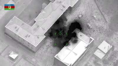 Azerbaijani Drone Strikes on Bunkers, Trenches, Groups of Soldiers, Vehicles, and Buildings