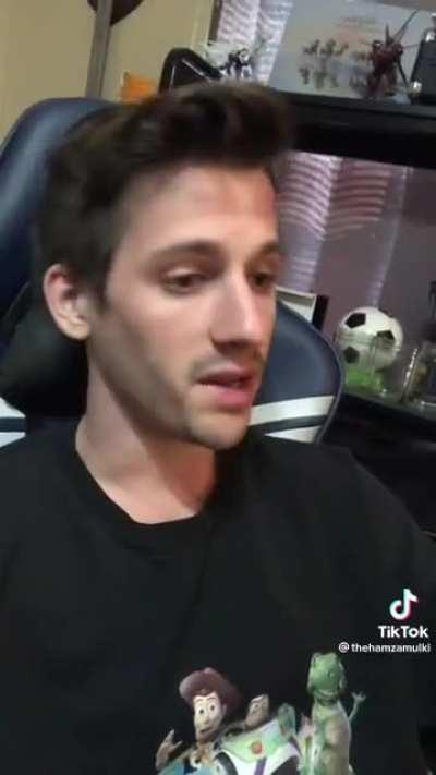 Man giving his thoughts.