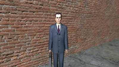 G-man turns into a spray