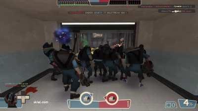 This is why I love TF2 so much; we created a Demoman KA-BOOM cult on 2Fort.