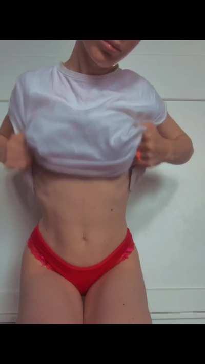 Wish you'd suck my nipples right now