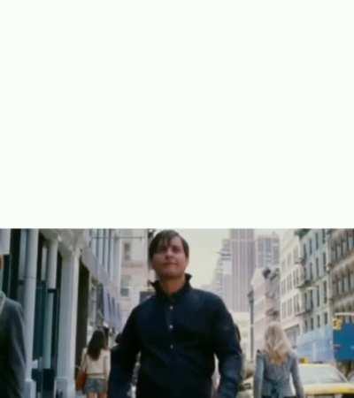 Peter Parker che cammina