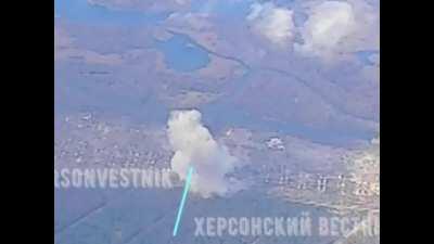 RU POV: Compilation of FAB-500s being used in Kherson during the last 4 days, including a FAB-1500