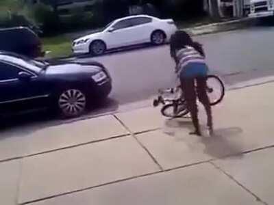 Don't touch a man's bike