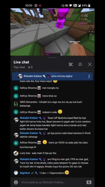 Khud hi gaand de rha samne