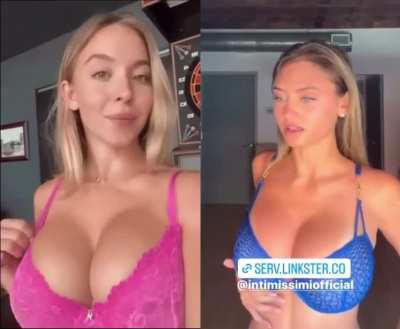 Sydney Sweeney and Leni Klum 