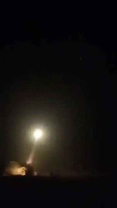 Ua pov An outgoing Ukrainian Grad salvo