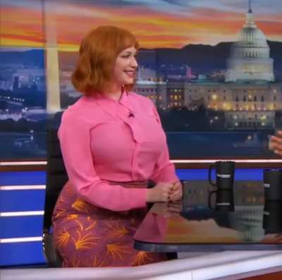 Christina Hendricks, The Daily Show with Trevor Noah, April 2018
