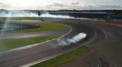 Saw the other Silverstone vid so thought I’d post mine. Nudging 100mph backwards