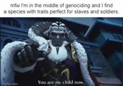 If we're lucky we'll end up on a Thrall World