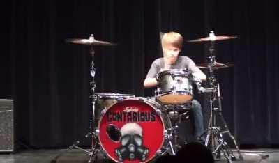 Jr high school band plays “smells like teen spirit” at school talent show