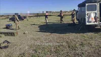 Russian air defense firing towards Ukrainian drones in Belgorod. Fall 2025