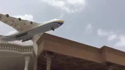 AN-225, the beast itself, arrives at my home city Karachi, Pakistan.