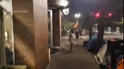 Banned from r/AntifascistsofReddit for posting video of Antifa punching and then threatening a homeless man with hammer. Seems kinda fascist to me to censor free speech.