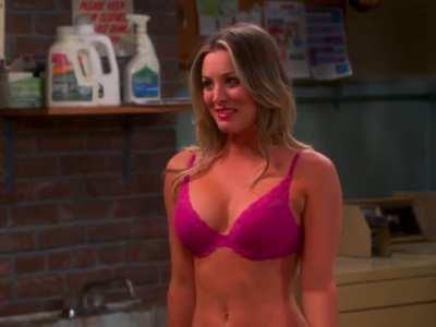 I would love to watch Kaley Cuoco choke on a huge dick