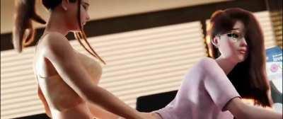 dva x Brigitte (The fastest Gman)[overwatch]