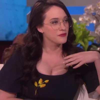 College professor Kat Dennings would get her fat tits groped every day. She'd be lucky if her students let her keep her dress on.