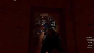 Room clearing at its finest