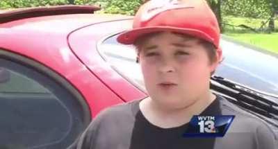 Little Chad defends his home from frequent burglar!