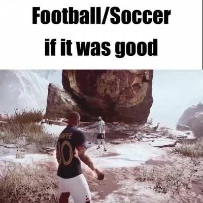 Foot ball or sumin idk I don't watch it