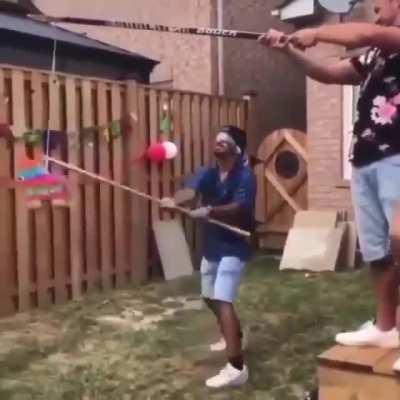 Right in the Piñata!