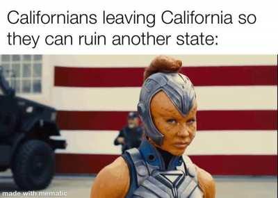 I hope I don't get cancelled by Californians