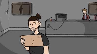 I animated Felix and jack playing phasmophobia