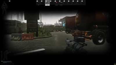 Reshala and the bois coming out of gas station like it was a clown car