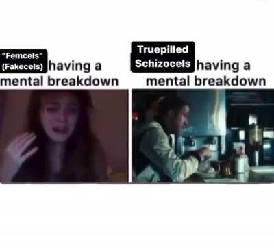 “femcels” when you bring up their 20+ body count