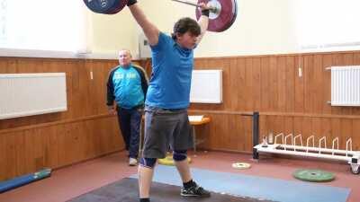 15 year old Ukrainian athlete. Unique snatch technique 110 kg.
