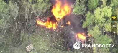 RU pov Destroyed ukrainian equipment in Nikolaev
