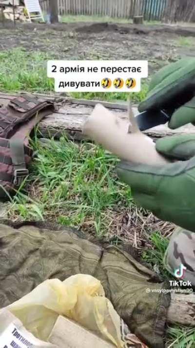 Corruption in russian army really helped ukrainians to defend their country. But for this Shoigu has to be awarded. They replaced TNT with wood.