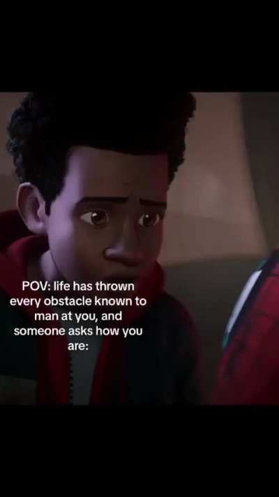 we have no choice but to get up.