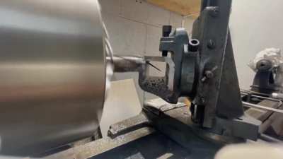 Got to use my milling attachment for my atlas craftsman lathe for the first time.